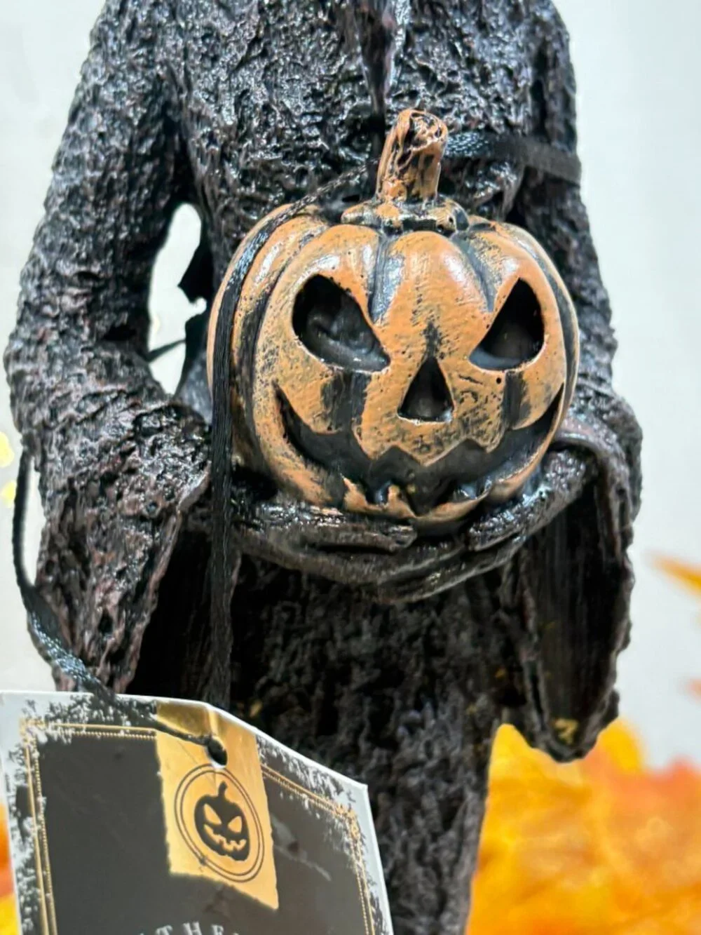 Halloween Spooky Night Faceless Witch Tree Figurine Jack O Lantern Figure New